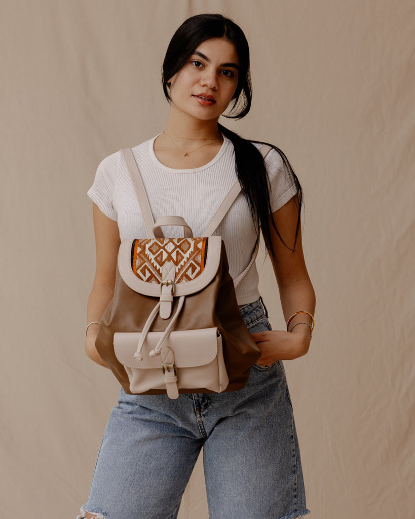 Cocoa X Beige Original Backpack - PALMA