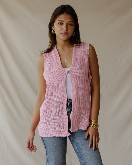 Waveline Vest Pink - PALMA