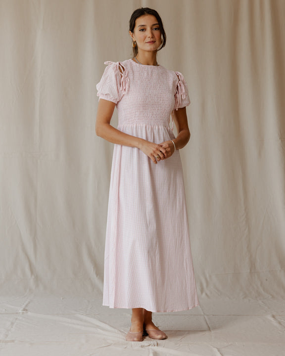 Pastel Picnic Pink Dress