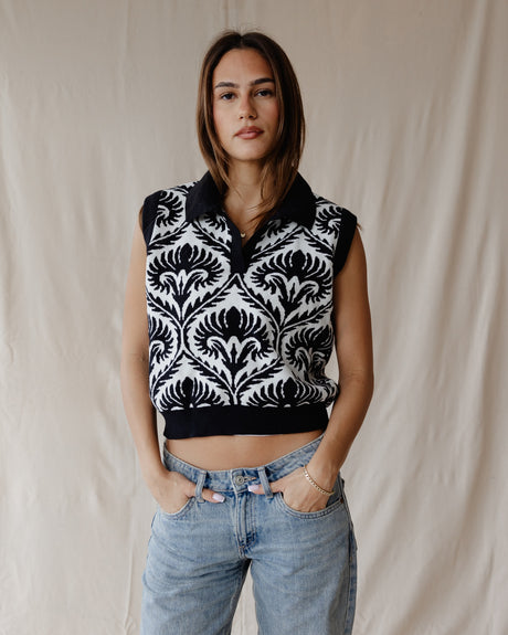 Inkstone Knit Vest - PALMA
