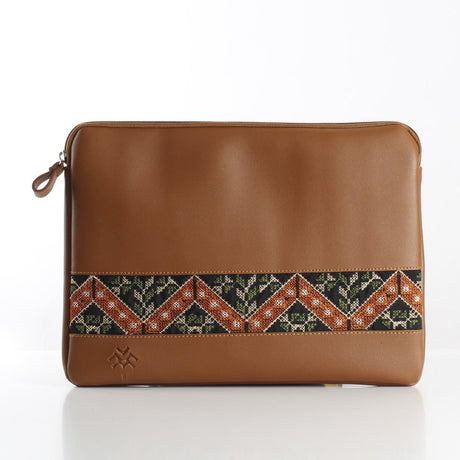 Havane X Green Etamine Laptop Sleeve - PALMA