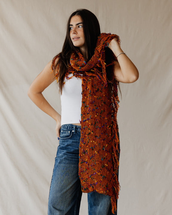 Handmade Speckled Sunset Scarf