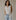Woven Asymmetrical Off-White Vest
