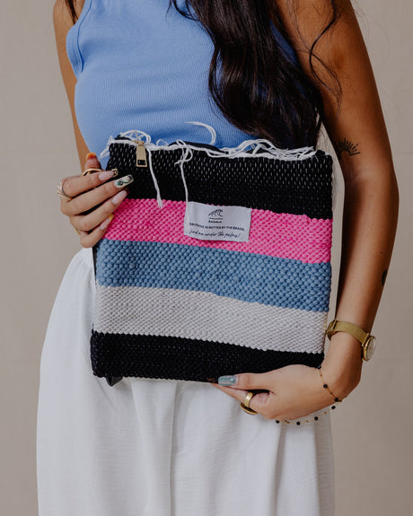 Kilim Clutch Pink X Blue - PALMA
