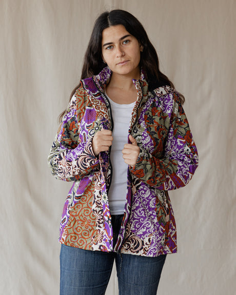 Persian Mirage Jacket In Purple - PALMA