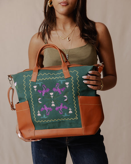 Tribal Birds City Bag - PALMA
