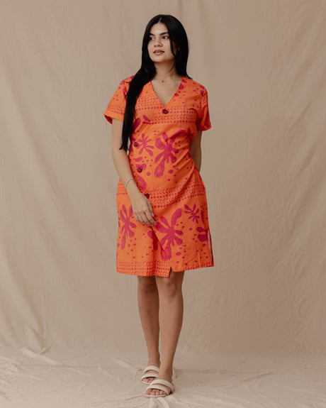 Tribal Linen Dress - PALMA
