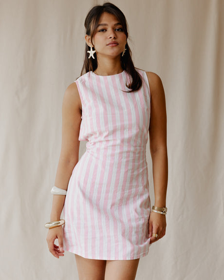 Sugar Stripe Pink Dress - PALMA
