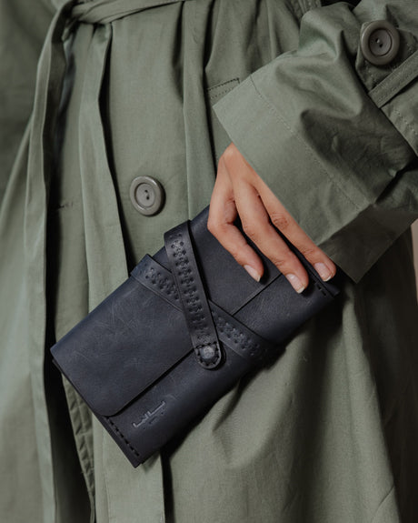 Mahalla Genuine Purse Black - PALMA