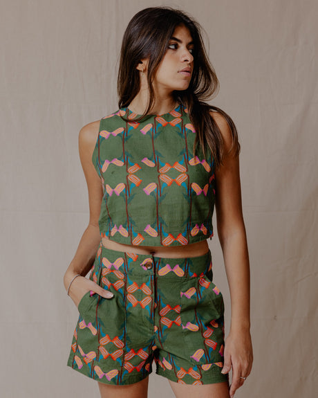 Alice’s Garden Linen Set Green - PALMA