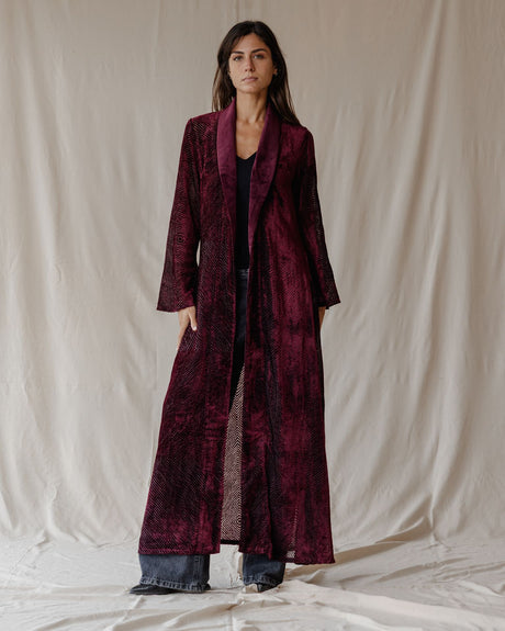 Wine Ripple Dreamcoat Cardigan - PALMA