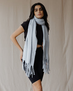 Plain Winter Scarf Baby Blue