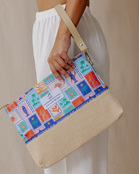 Mediterranean Dream Beach Pouch - PALMA