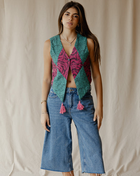 Raspberry Rhythm Vest - PALMA