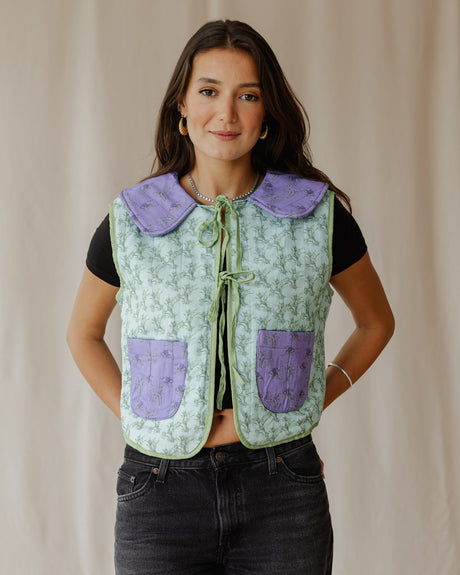 Aurela Quilted Vest - PALMA