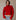 High Neck Cropped Pullover Red