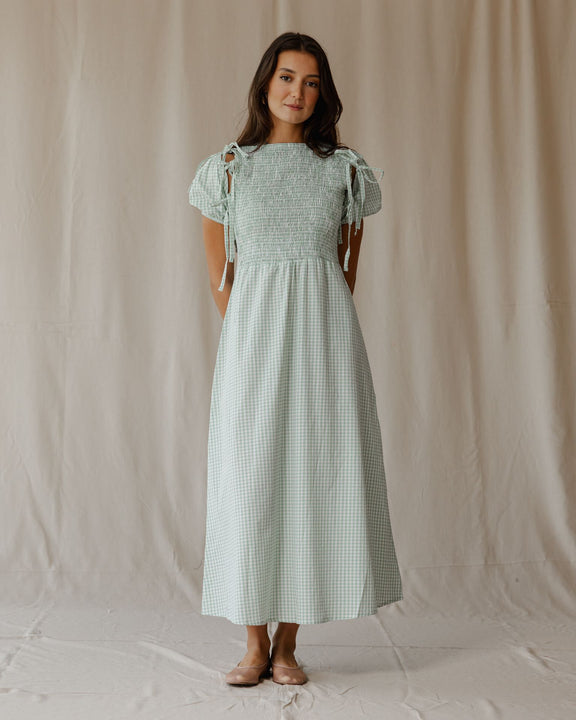 Pastel Picnic Mint Dress