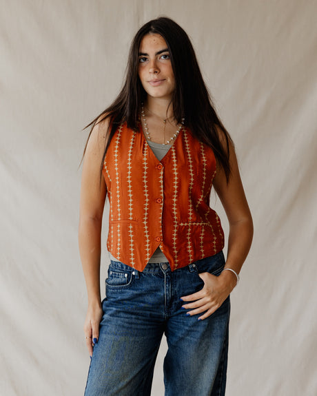 Island Dreams Vest Orange - PALMA