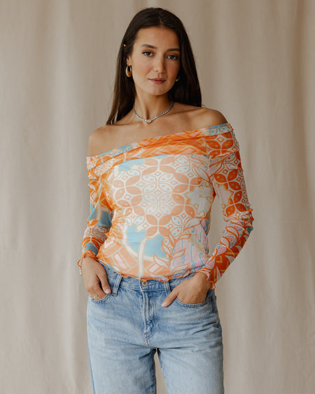Sunrise Mirage Mesh Top - PALMA