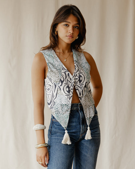 Ink & Oasis Vest - PALMA
