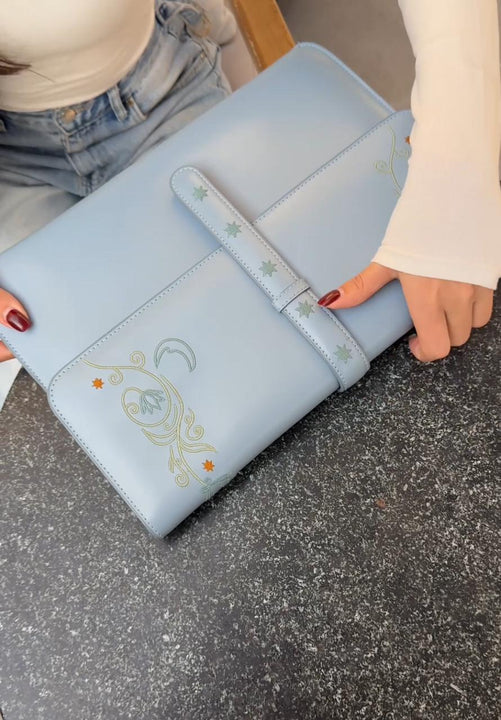 Moon Faerie Laptop Sleeve In Blue