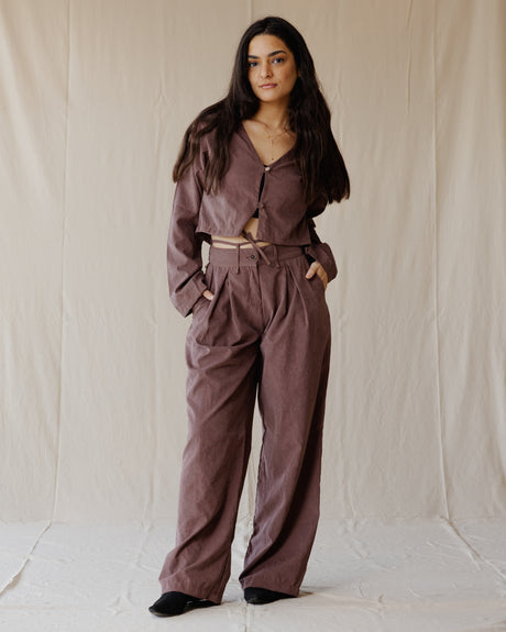Ruska Set In Brown - PALMA