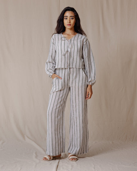 Olive Linea Linen Set - PALMA