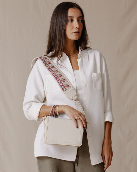 Ziba Cross Bag Beige - PALMA