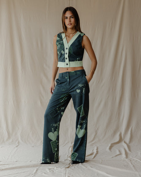 Hearts on Deck Olive Green Set - PALMA