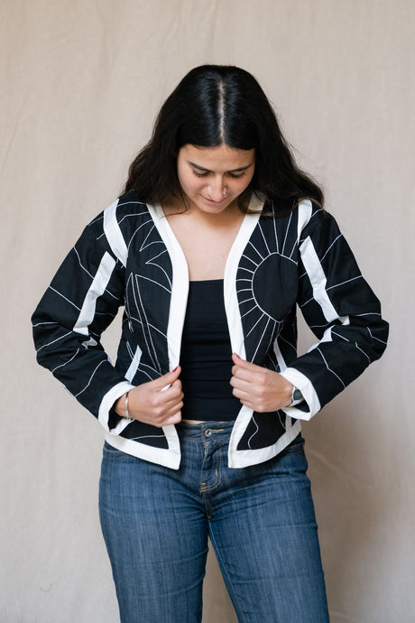 Oasis Quilt Jacket Black - PALMA