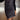 Black Textured Knee Length Skirt