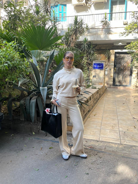 Relaxed Cashmere Set Beige - PALMA