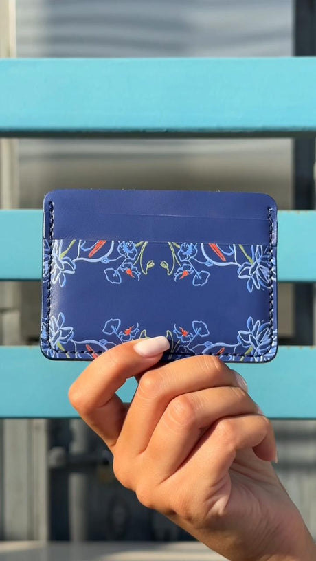 Flora Genuine Card Holder - PALMA