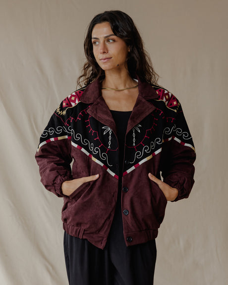 The Heirloom Burgundy Jacket - PALMA