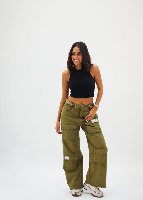 Urban Cargo Pants Olive - PALMA