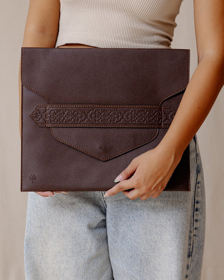 Jali Laptop Sleeve Brown - PALMA