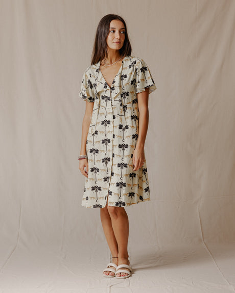 Oasis Glam Dress Beige - PALMA