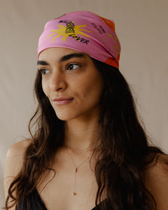 Wilderness Lover Scarf Hot Pink X Orange