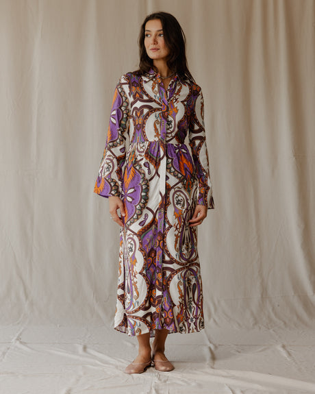 Miragea Maxi Purple Dress - PALMA