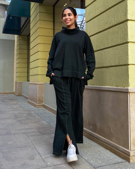 Comfort Ribbed Set Olive - PALMA