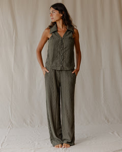 Cable Cloud Set Olive