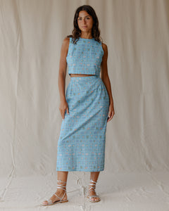 Summer Postcard Blue Set
