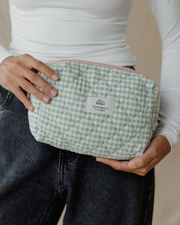 Pastel Mint Makeup Bag