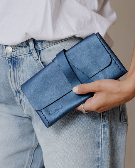 Mahalla Genuine Purse Blue - PALMA
