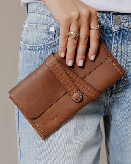 Mahalla Genuine Purse Camel - PALMA