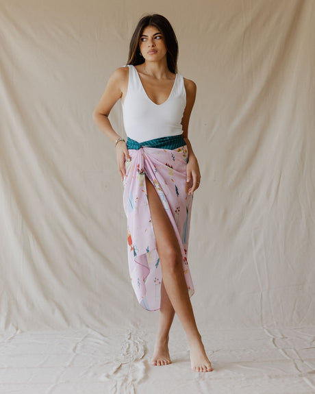 Botanical Daydream Sarong Pink - PALMA
