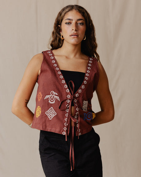 Freebird Vest Cinnamon - PALMA