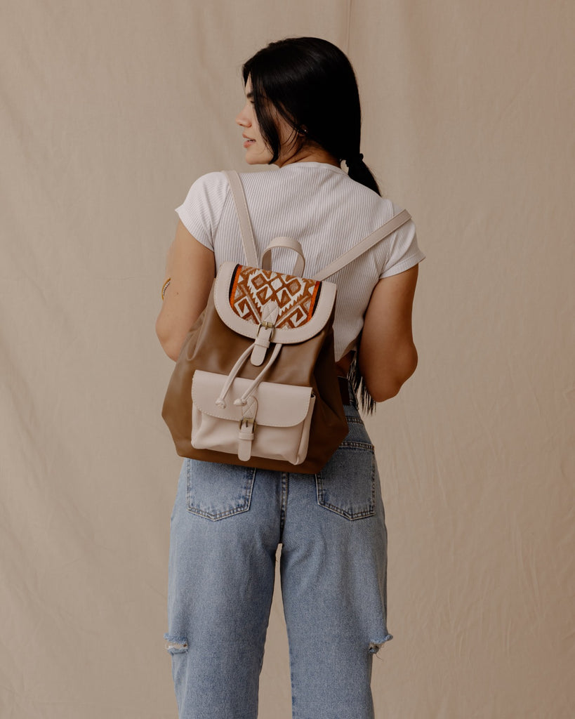 Cocoa X Beige Original Backpack - PALMA