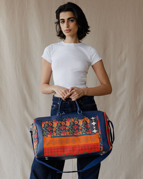 Red Blossoms Duffle Bag - PALMA