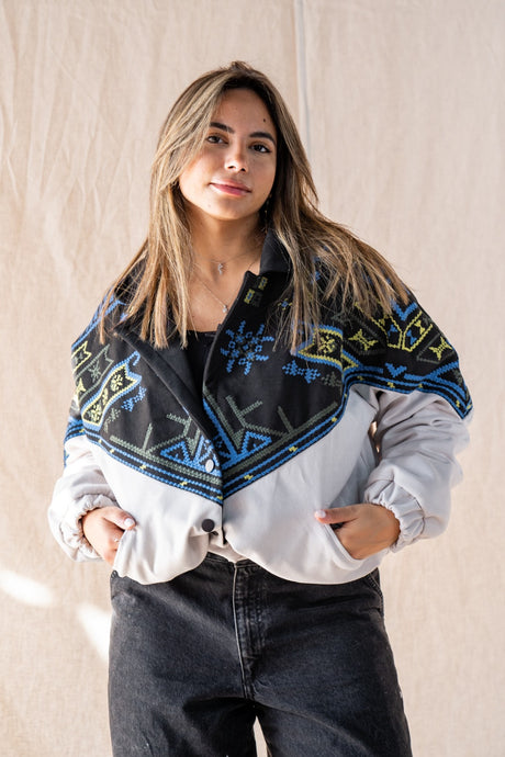 The Timeless Bomber Jacket Off-White - PALMA